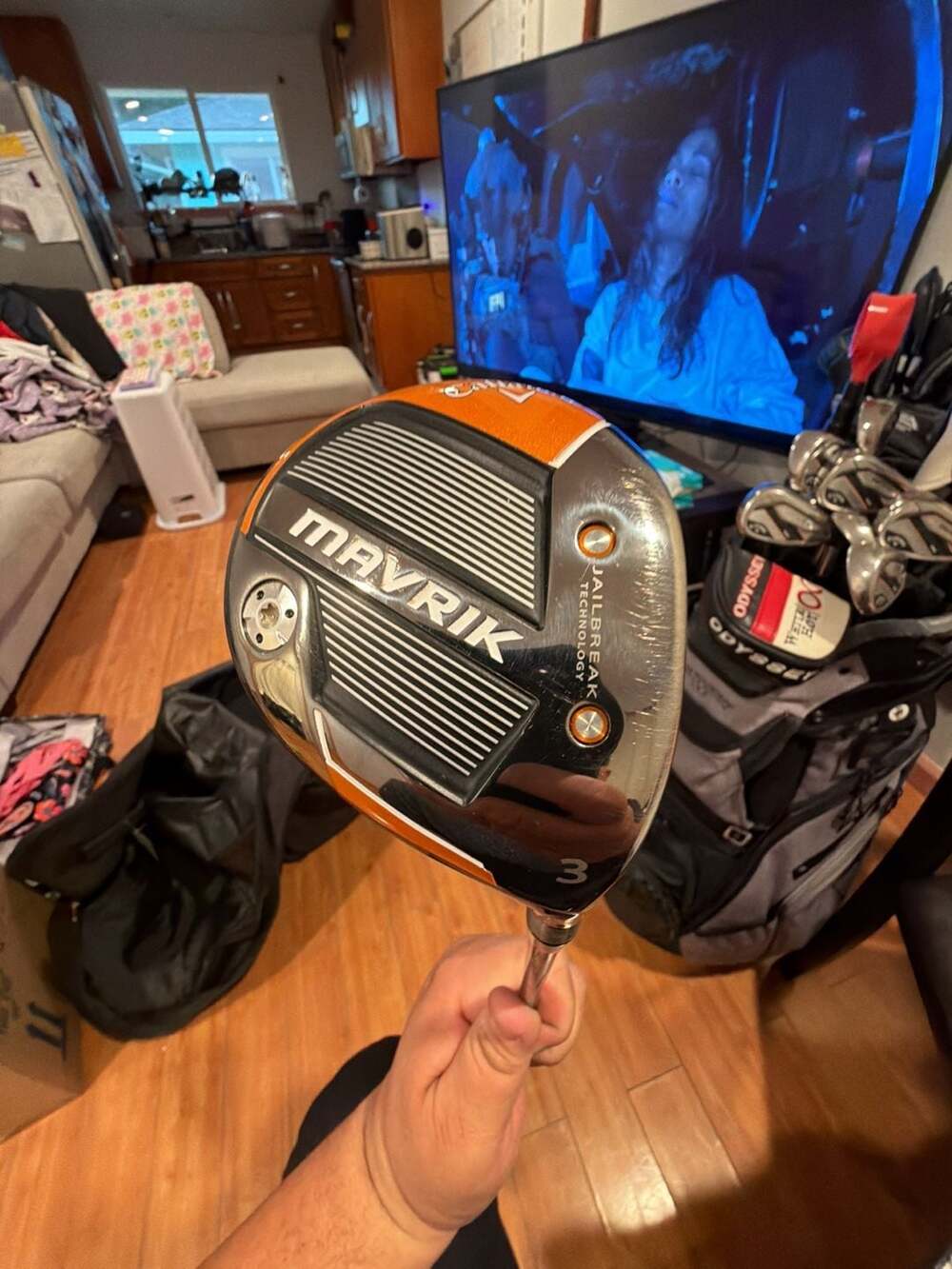 Callaway Mavrik 3 Fairway Wood 15 Degree RH Project X HZRDUS T800 5.5 Stiff Flex